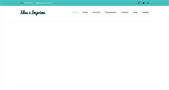 Desktop Screenshot of ideaeimprime.com